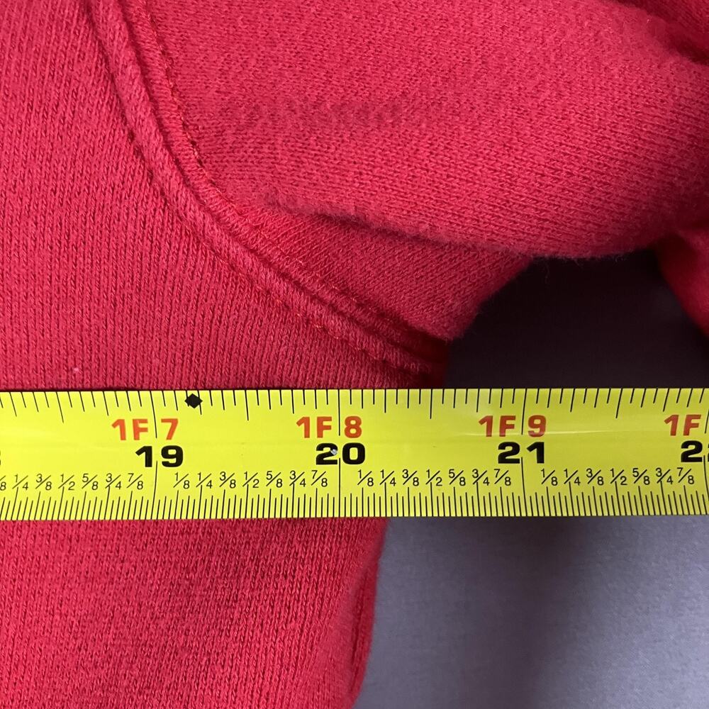 Team Canada Olympic Boys Hoodie Full Zip Red 14/16 Hudson's Bay Fleece Applique - Picture 5 of 8
